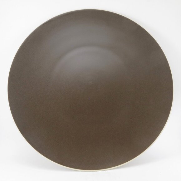 Vera Wang Naturals 11" Dinner Plate Wedgwood Graphite Stoneware England - Picture 1 of 2